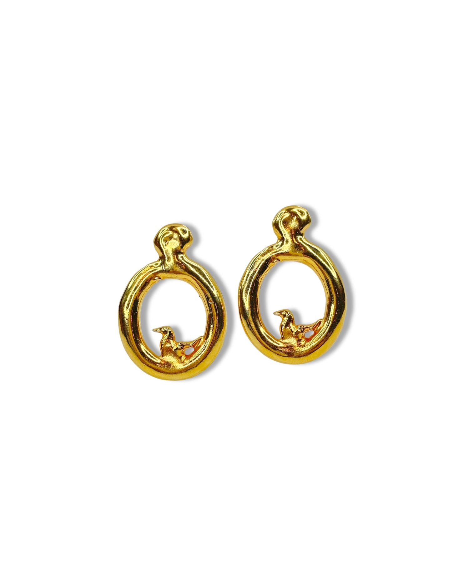 Swan Earrings