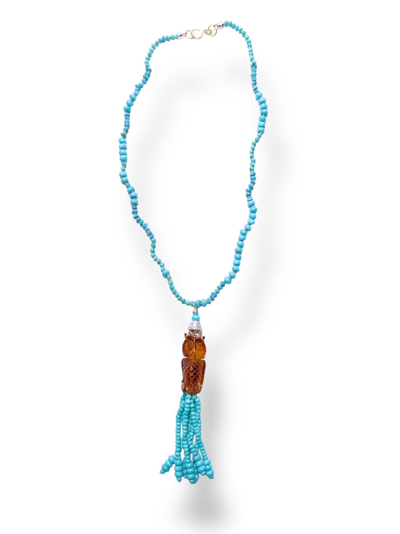 Owl Turquoise Necklace