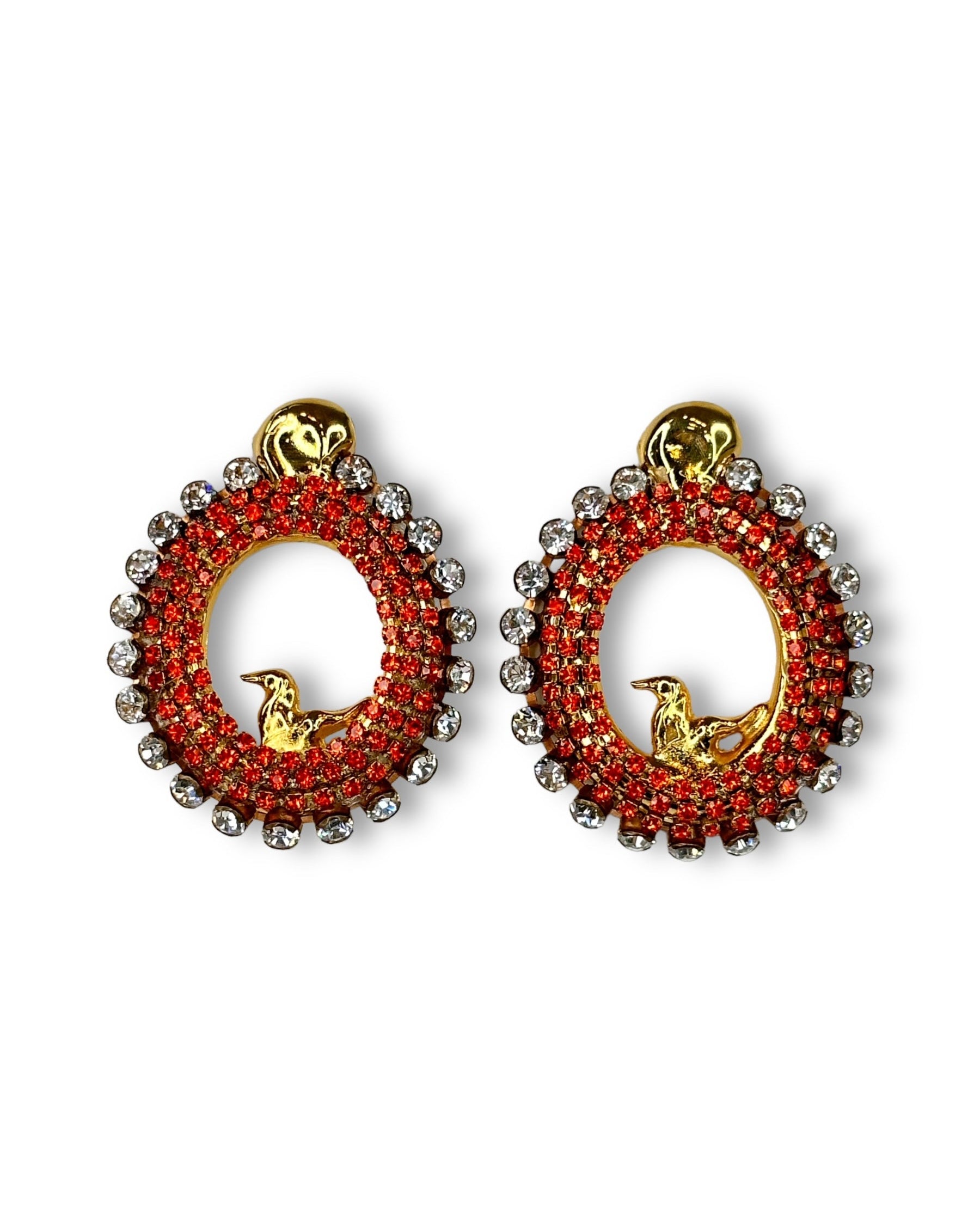 Swan Earrings