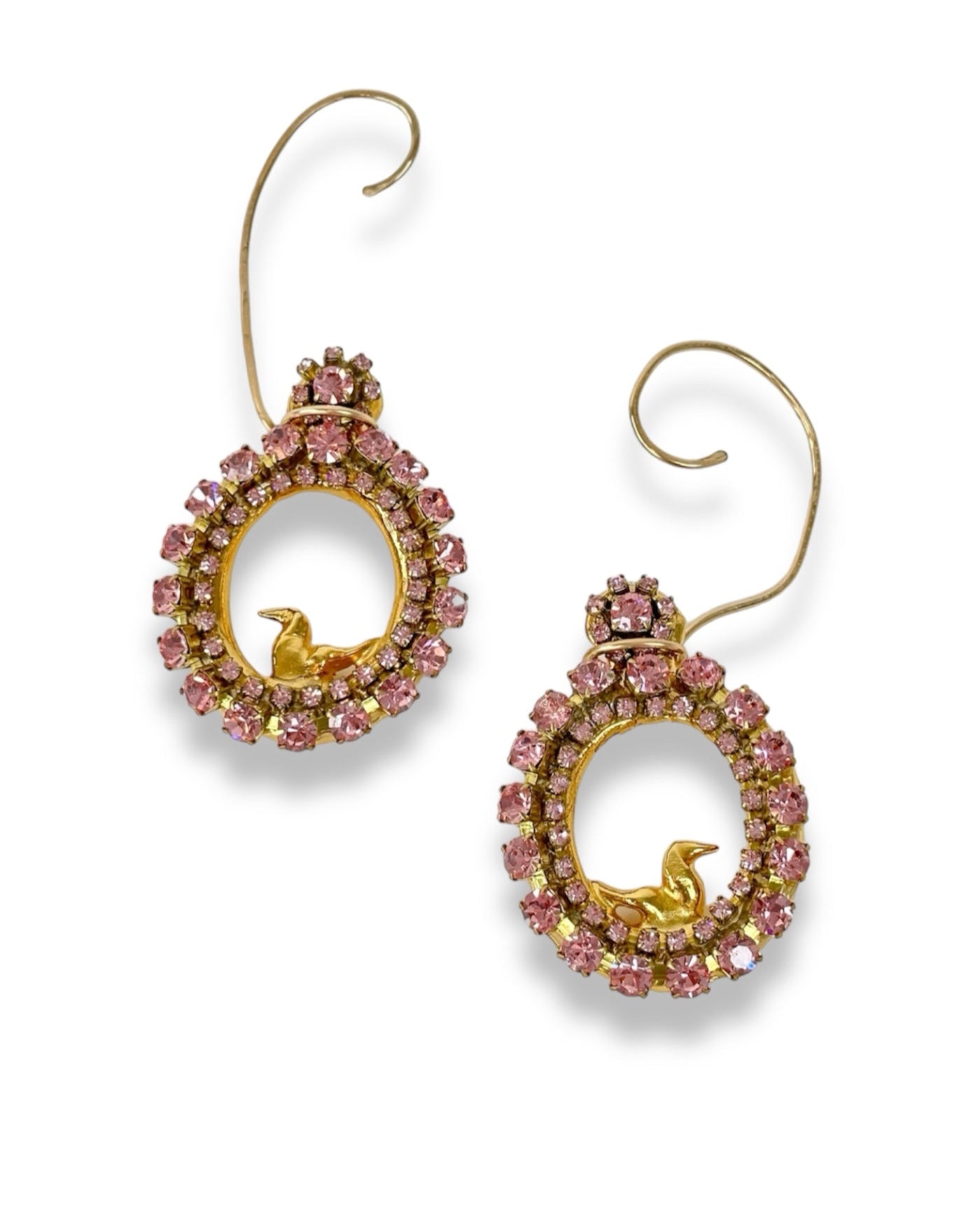 Swan Earrings