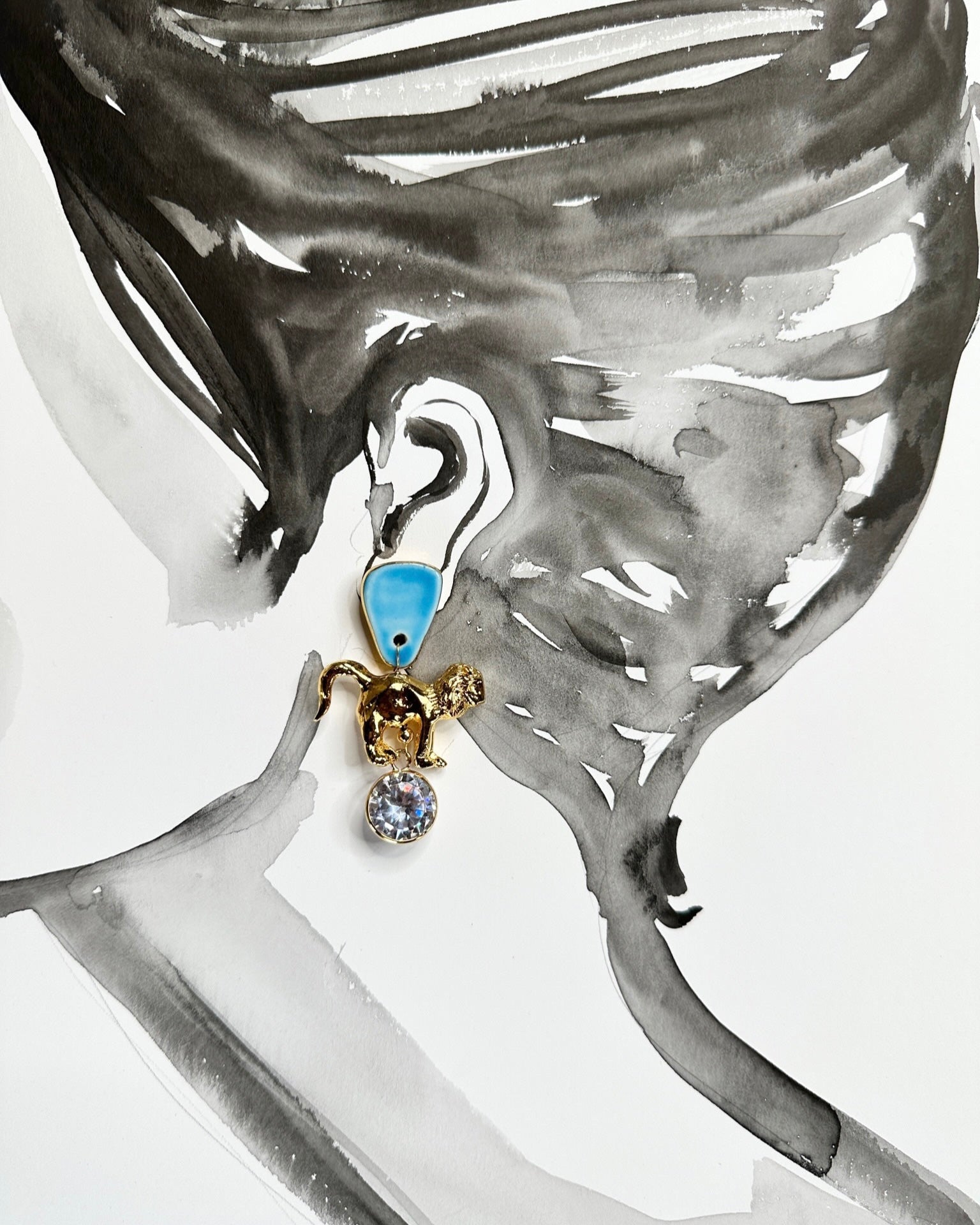 Lioness Earrings