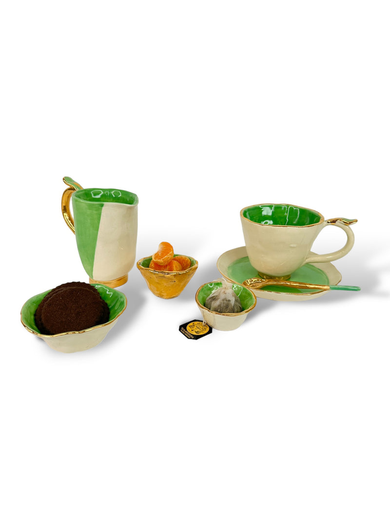 Harlequin Mini Tea Pinch Pot Set
