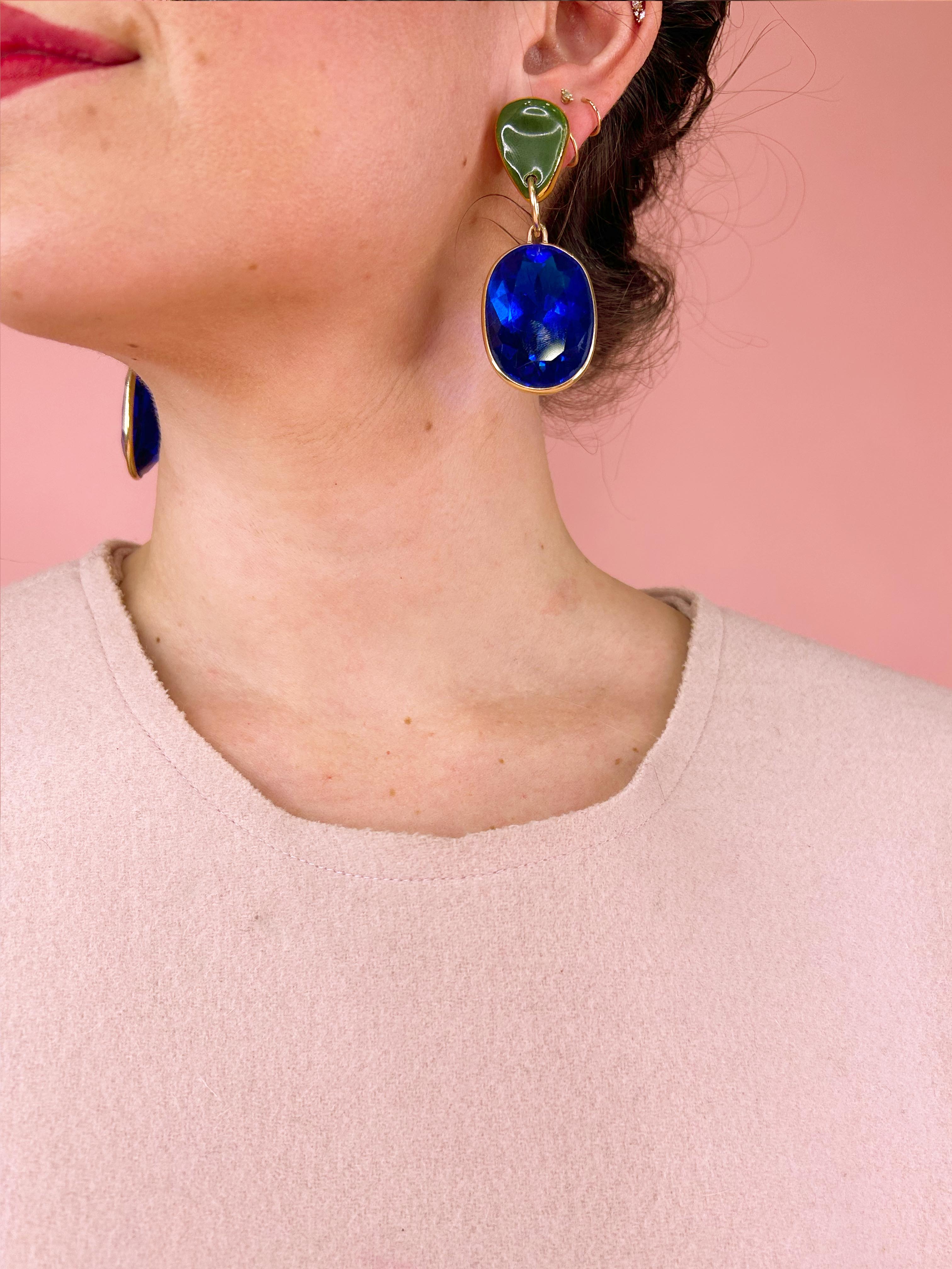 Large Surreal Earrings