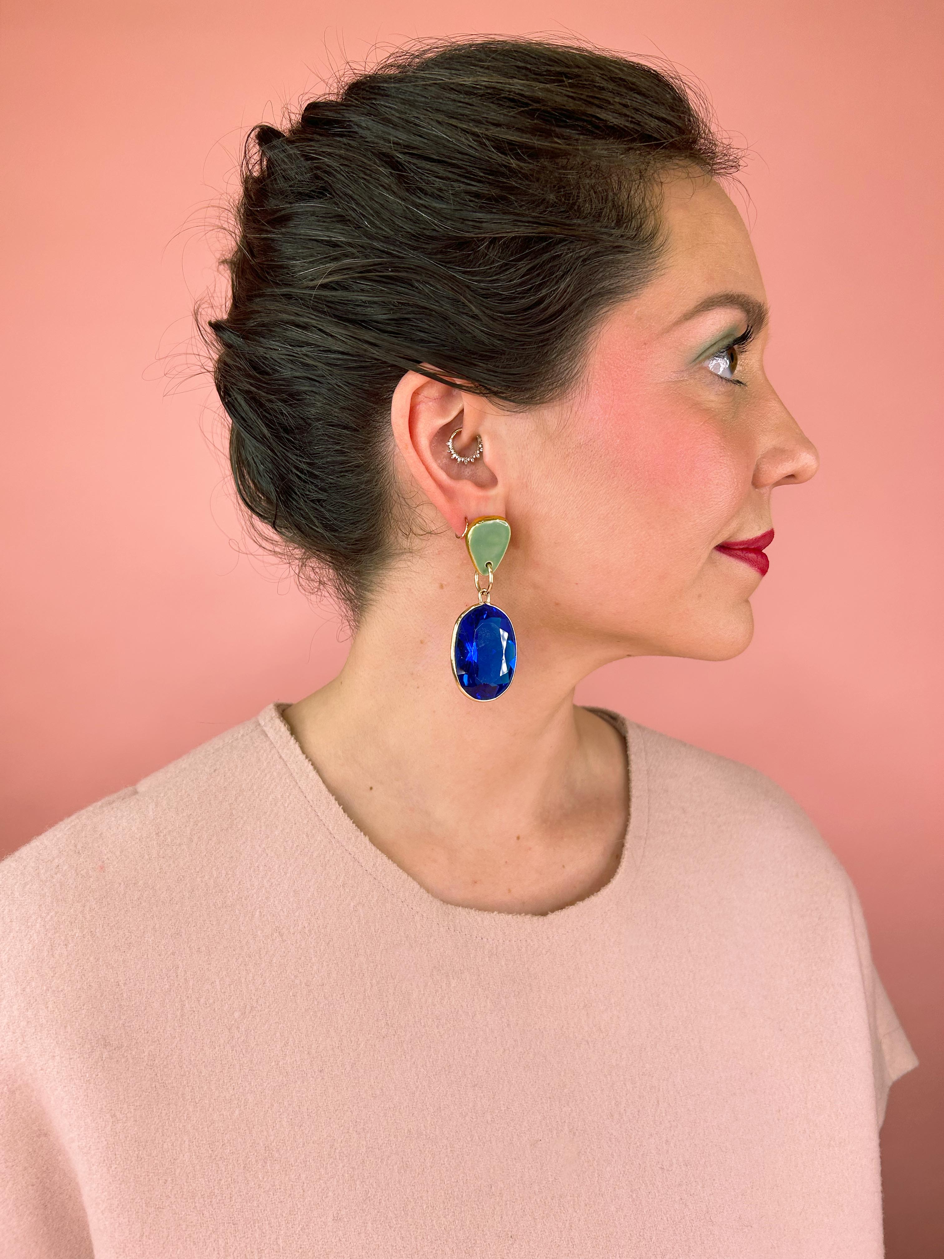 Large Surreal Earrings