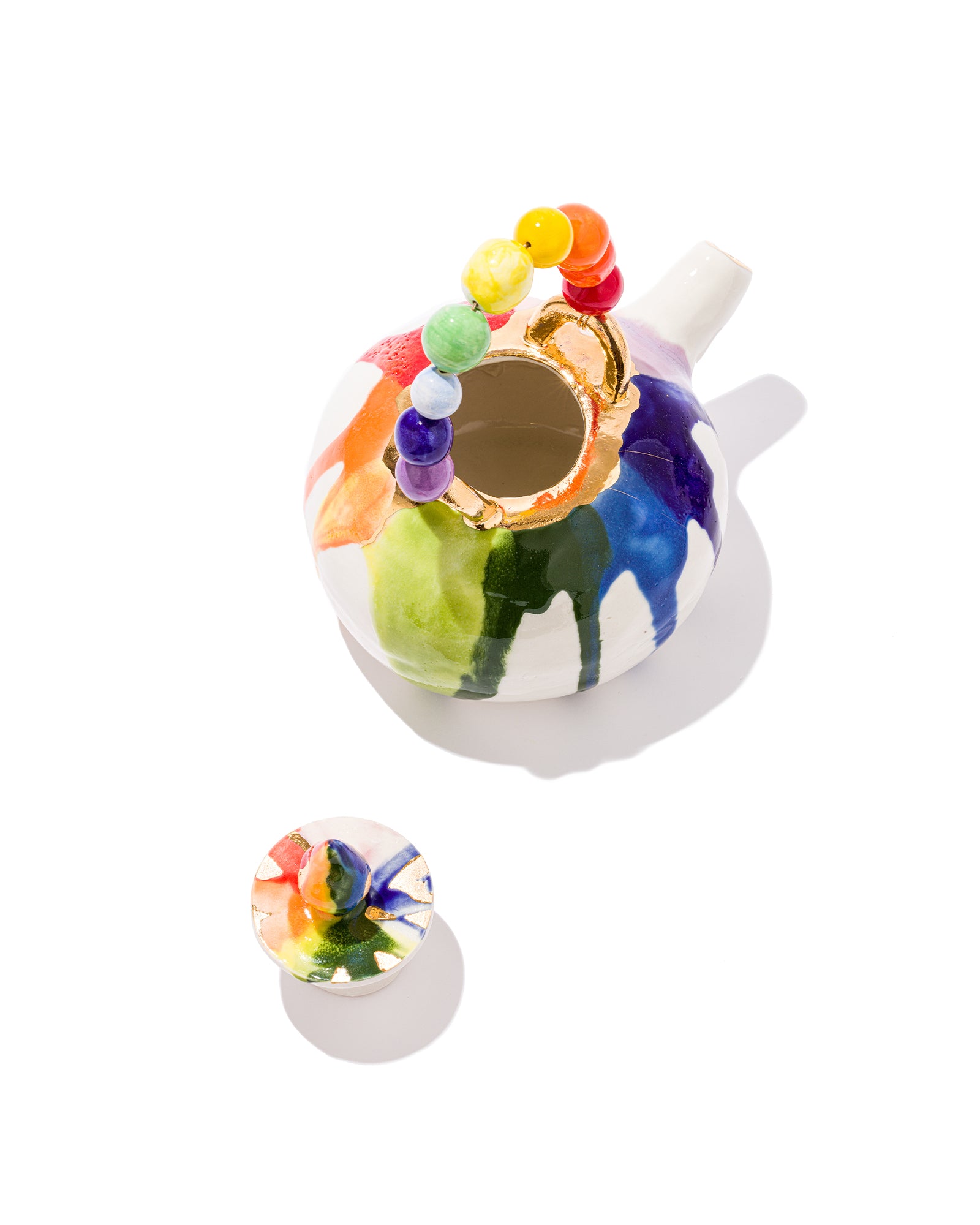 Melting Rainbow Teapot