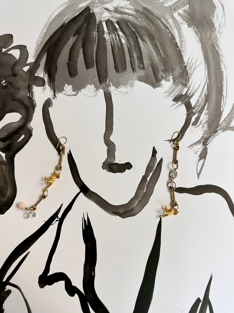 Princess Dinosaur Earrings