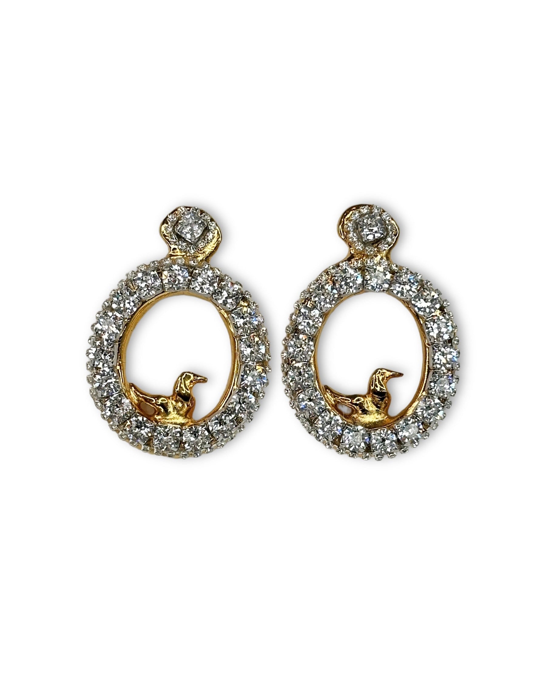 Swan Earrings