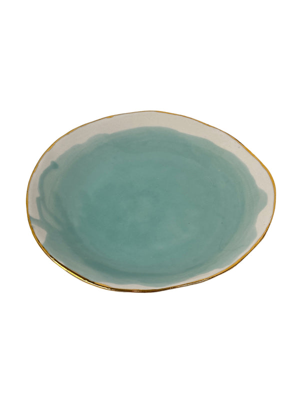 Gilded Jade Plate