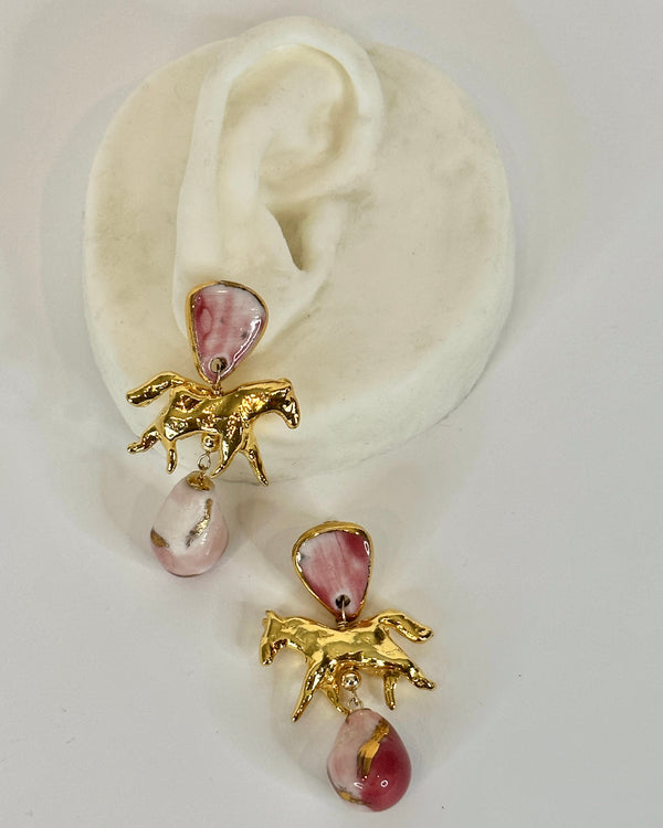 Annie Horse Earrings