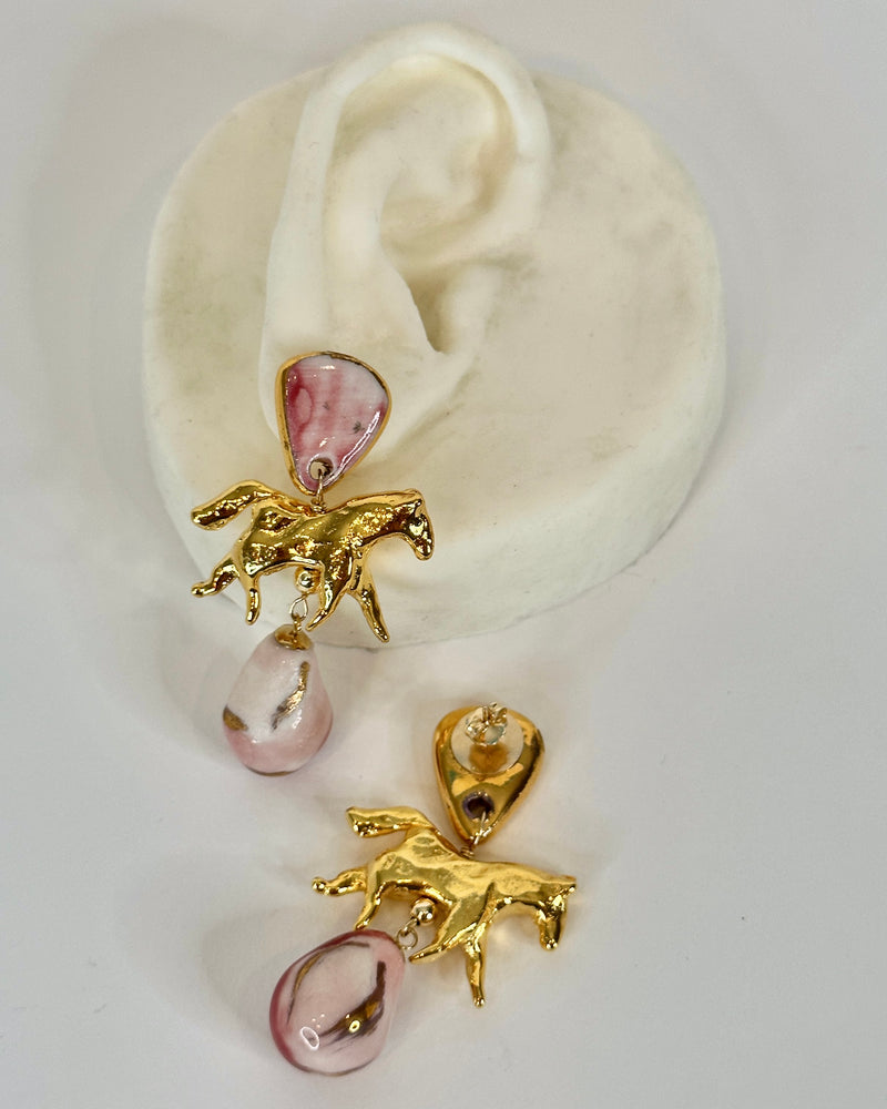 Annie Horse Earrings
