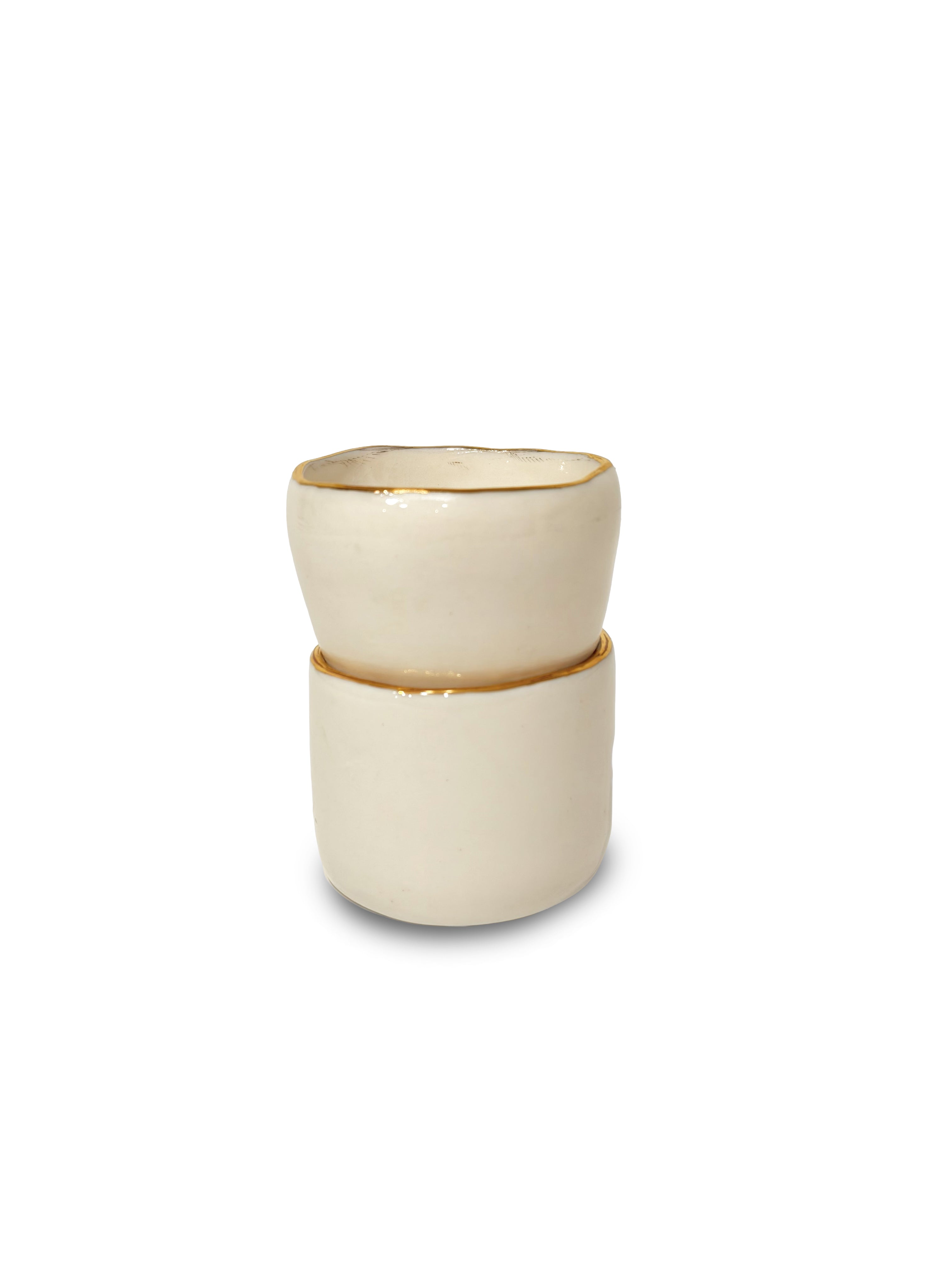 Nesting Porcelain Cups Set