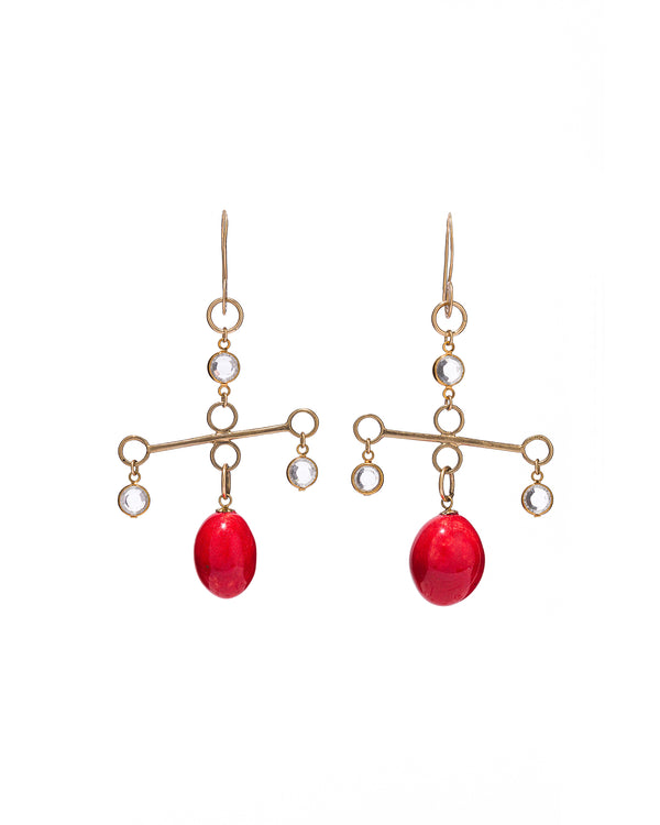 Mistletoe Earrings