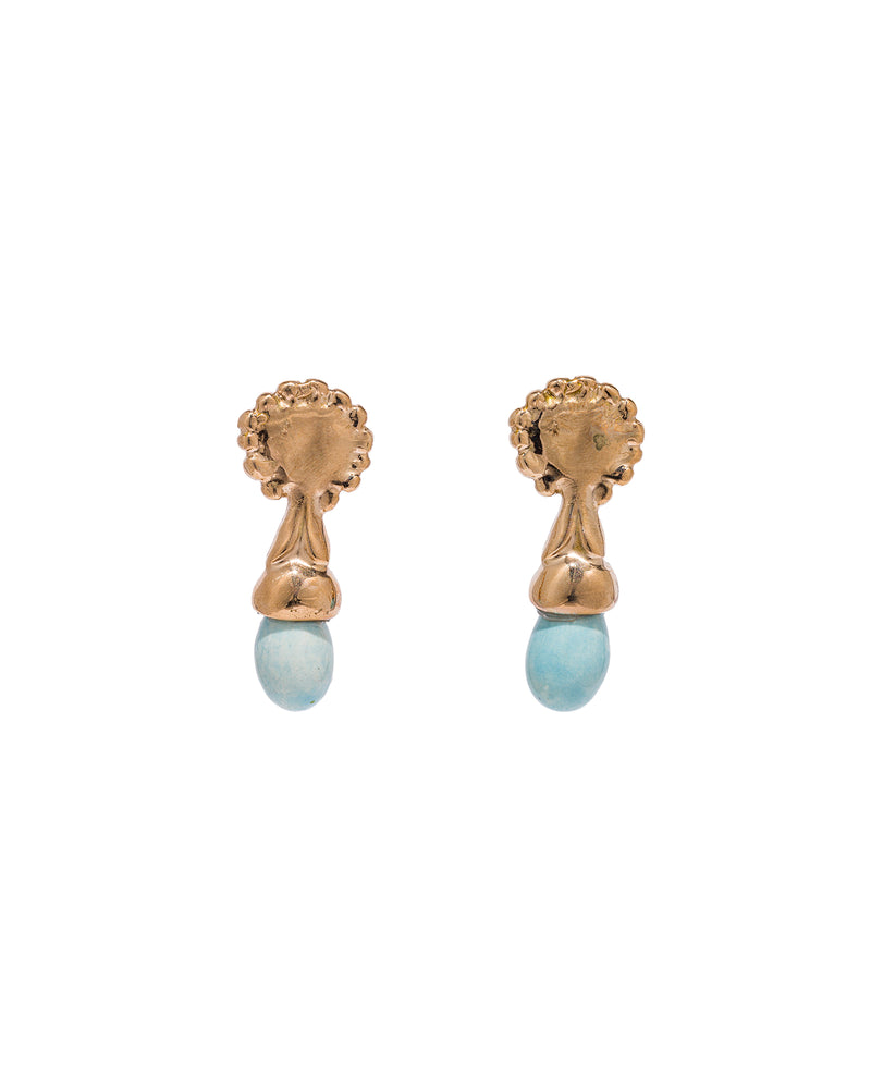 Reagle Beagle Robins Egg Earrings