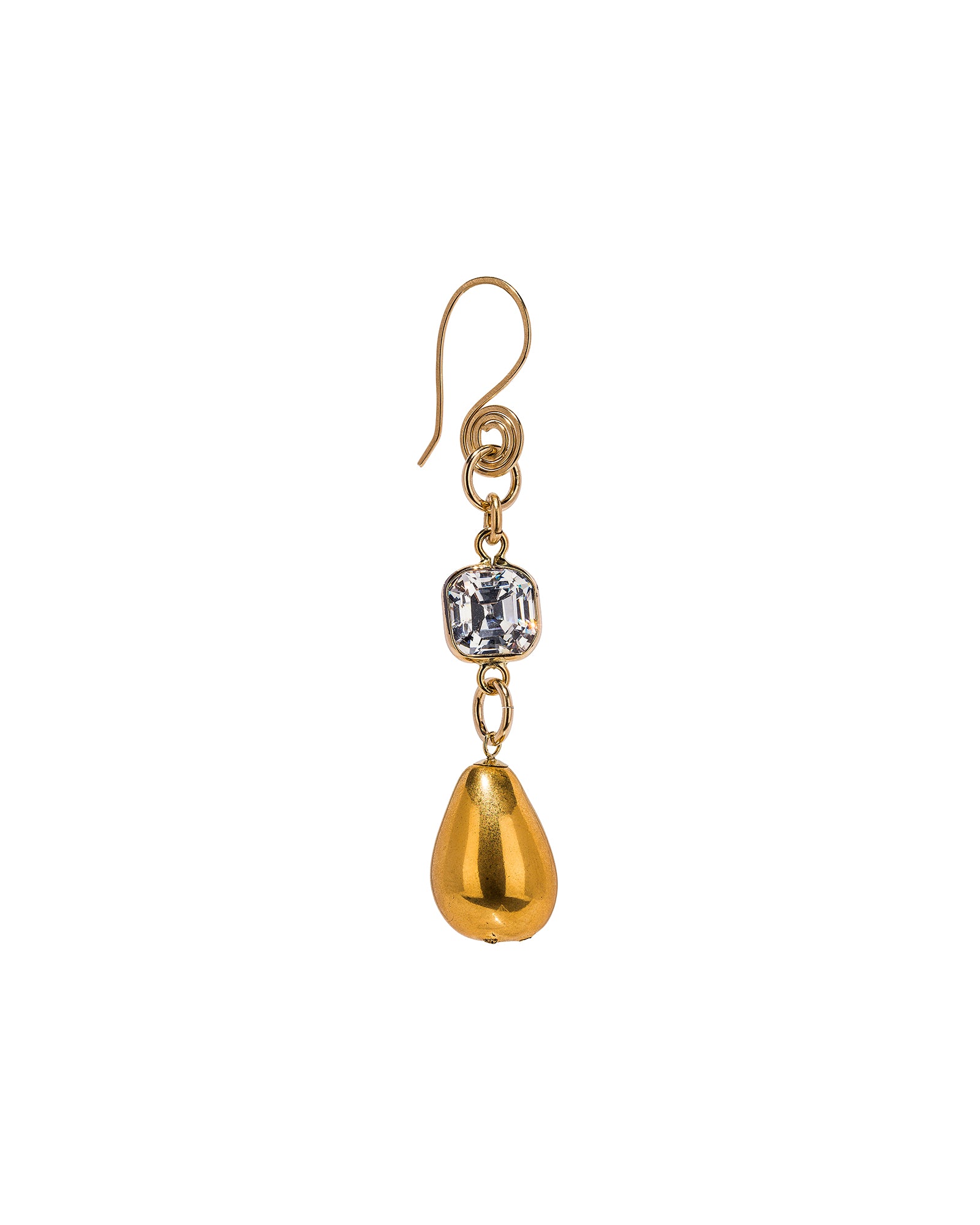 Tamago Asscher Earring